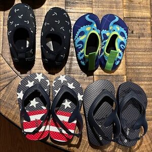 H&M Kids Water Shoes & Flip-Flops — Navy, Black, Blue, Green, Red